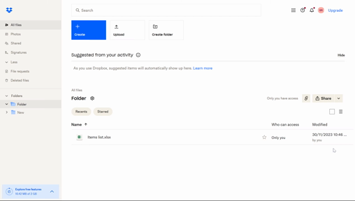 How to move files between folders on Dropbox? | Flo
