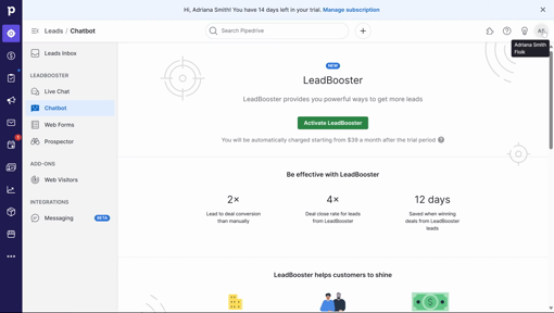 How to add a new email account on Pipedrive? | Flo